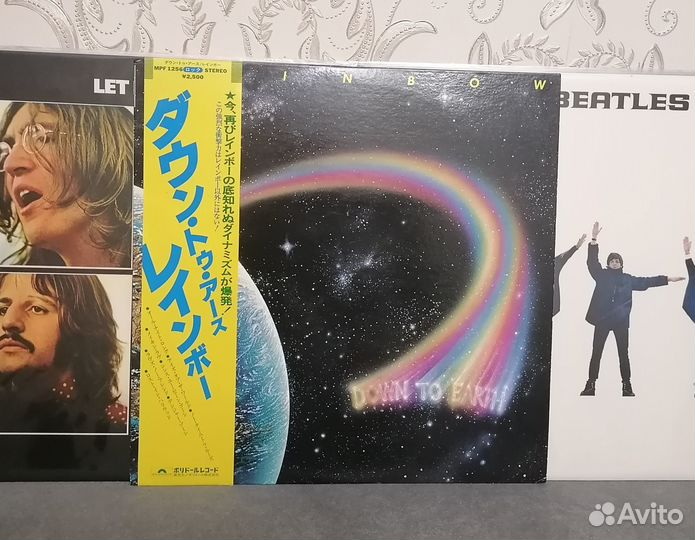 Lp Rainbow Down To Earth 1979 Polydor Japan Mint
