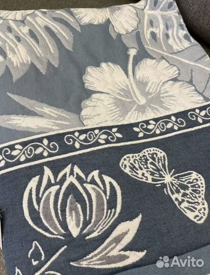 Покрывало хлопок/полулен 200*230 см 2-сторонне