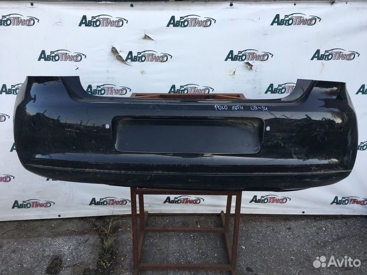 Задний бампер Volkswagen Polo хетчбек 09-14