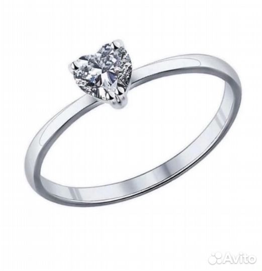 Серебряное кольцо женское