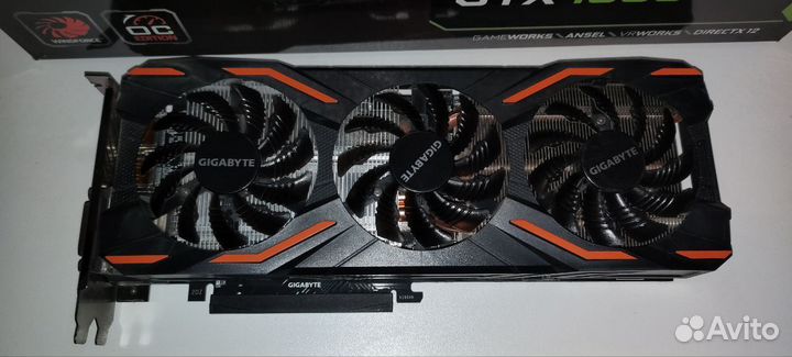 Видеокарта Gigabyte GTX 1080