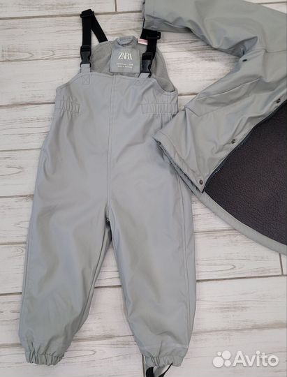Утепленный дождевик zara 98