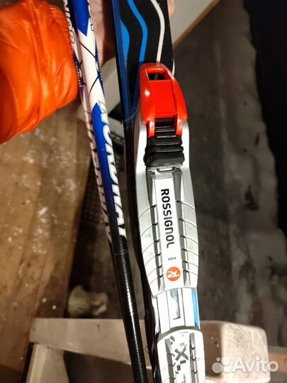 Комплект лыжи и ботинки 35 размер