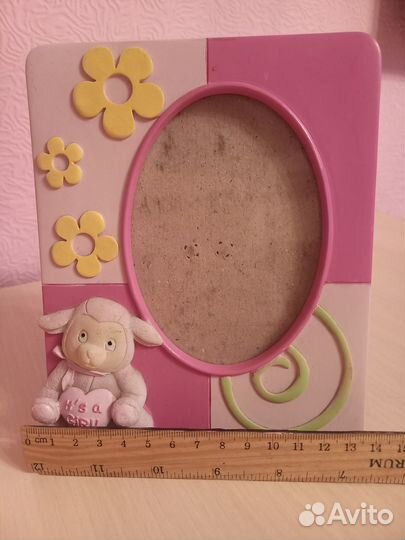 Рамка для фото детская керамика, стекло 13х17