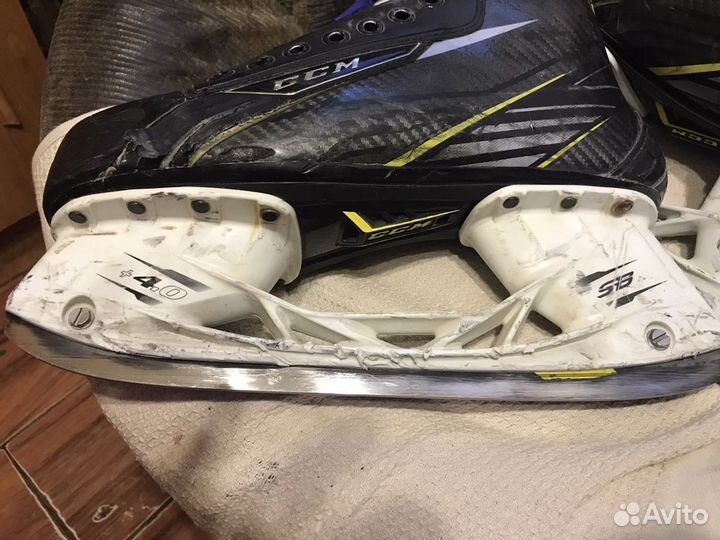 Коньки хоккейные ссм