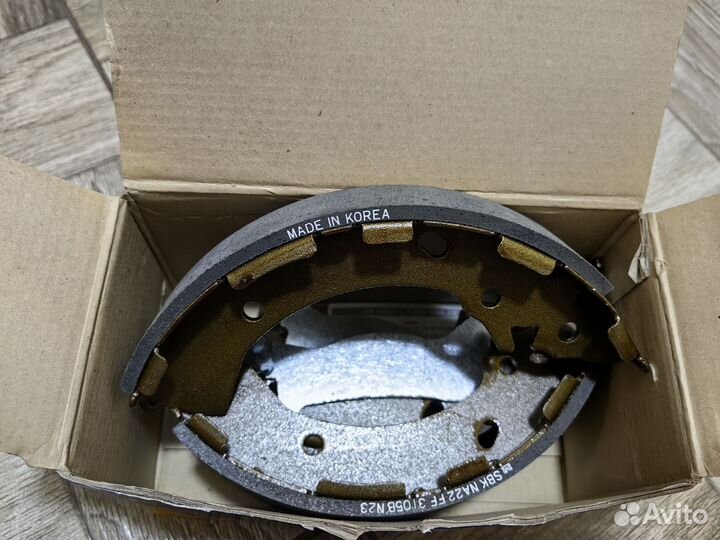 Тормозные колодки задние на hyundai solaris
