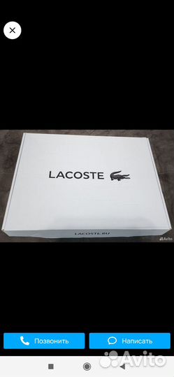 Платье женское поло Lacoste оригинал