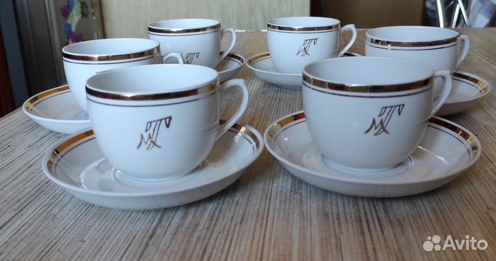 Кофейный и чайный набор Вербилки СССР