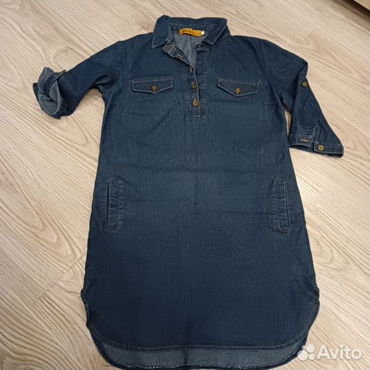 Джинсовое платье