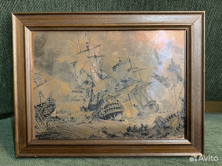 Старинный офорт