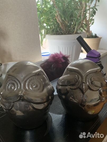 Две статуэтки совы 16 см