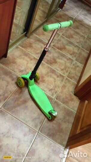 Самокат детский бу четырехколесный