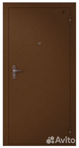 Дверь тс-008 1 960х2050 R медь/металл/металл/метал