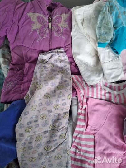 Огромный пакет одежды на девочку с 2 лет до 5 лет