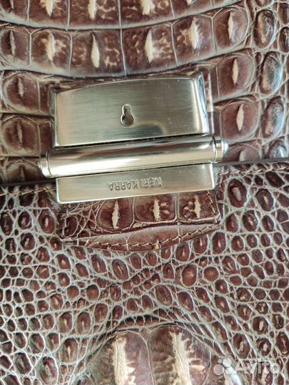 Мужской кожаный портфель новый neri karra