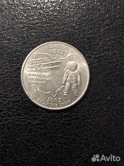 Монета Ohio 1803 united states