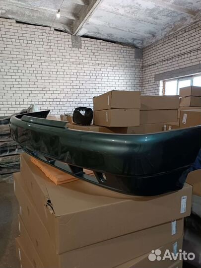 Бампер ваз 2110 Сочи передний серо-сине-зеленый