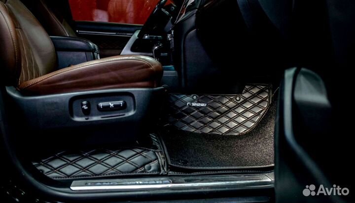 Коврик в багажник для Toyota Land Cruiser 200 2016г