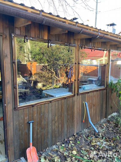 Мягкие пвх окна в беседку