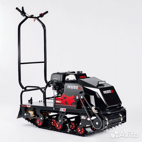 Мотобуксировщик ikudzo 2.0 EKR17 Черно-красно-белы
