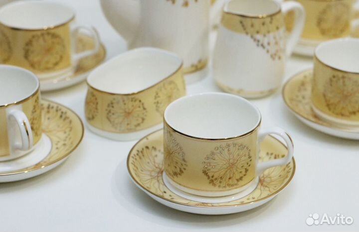 Сервиз кофейный чайный фарфор