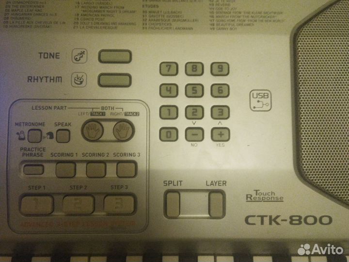 Синтезатор casio CTK-800
