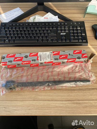 Тяга рулевая на peugeot 307