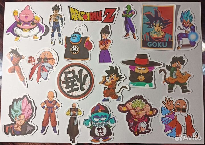Наклейки Наруто, Dragonball