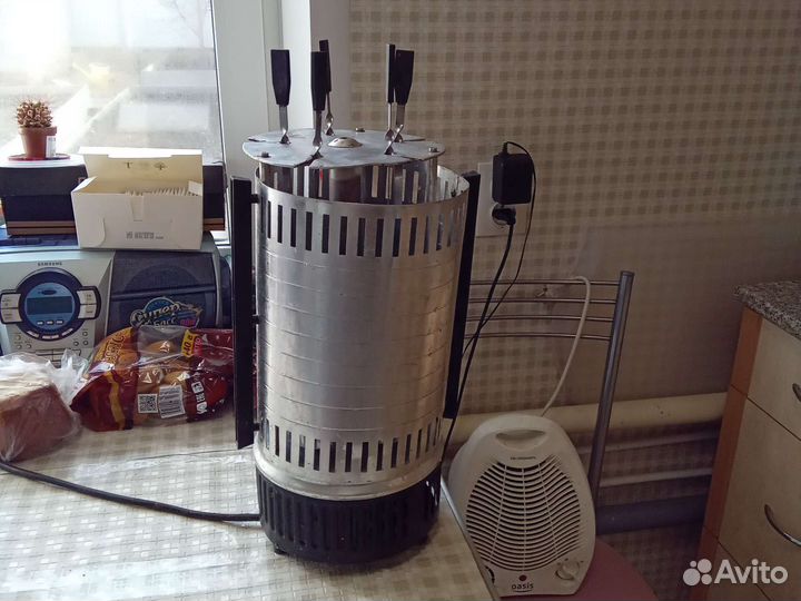 Электро шашлычница бу