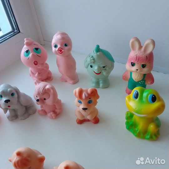 Резиновые игрушки СССР
