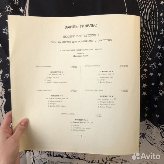 Виниловые пластинки Людвиг Ван Бетховен