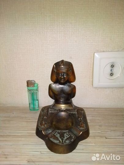 Пепельницы, стекло, бронза фараон, СССР