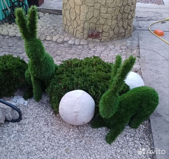 Топиарий фигура заяц