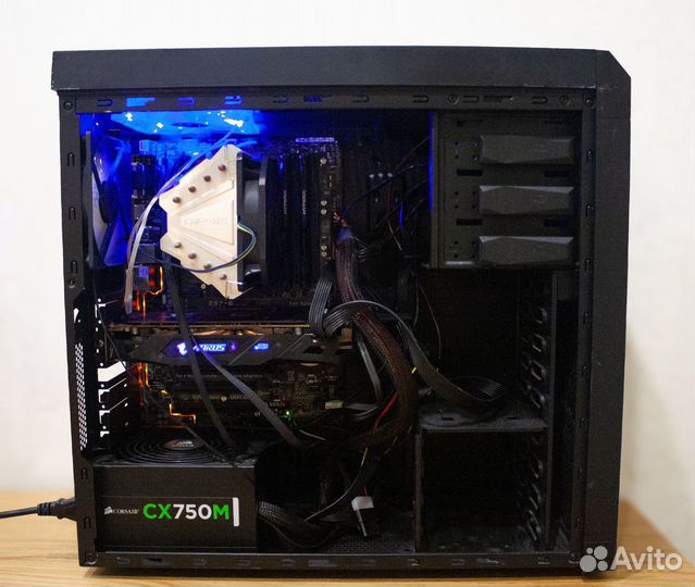 Игровой пк Intel i7 4770 RX580 8Гб