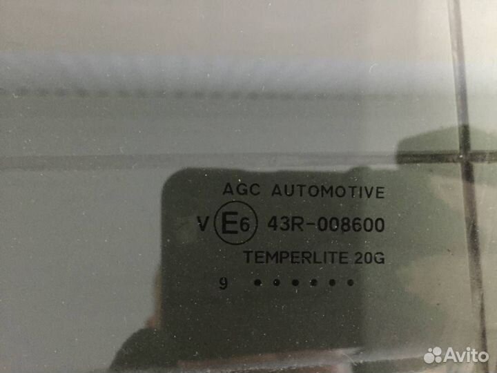 Стекло двери задней левой Mitsubishi Outlander GF