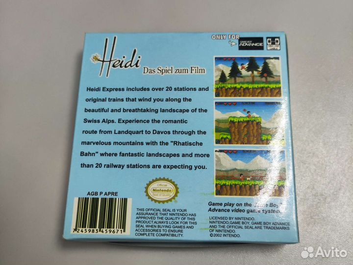 Heidi das Spiel zum Film Game Boy