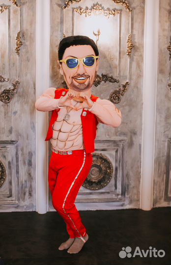 Ростовые куклы, поздравление, Шуточный стриптиз