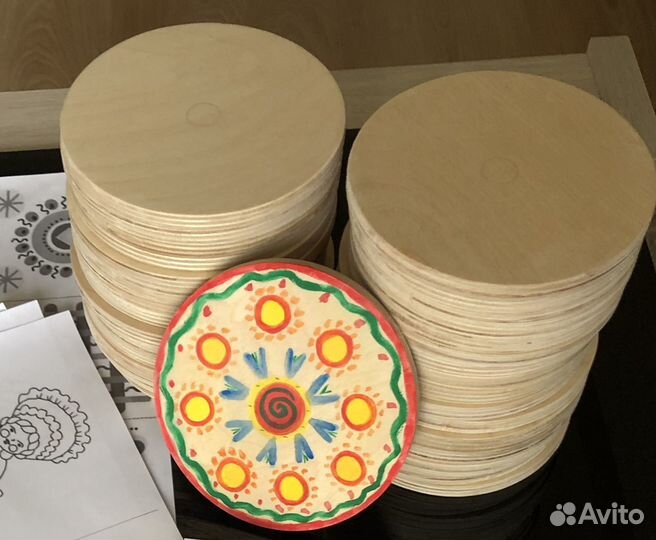 Доска деревянная для выжигания, раскрашивания