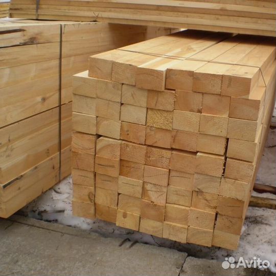 Брус 100 х 150 х 6000 мм