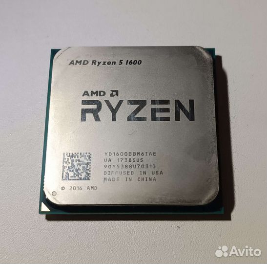 Редкий 8-ядерный процессор AMD Ryzen 5 1600