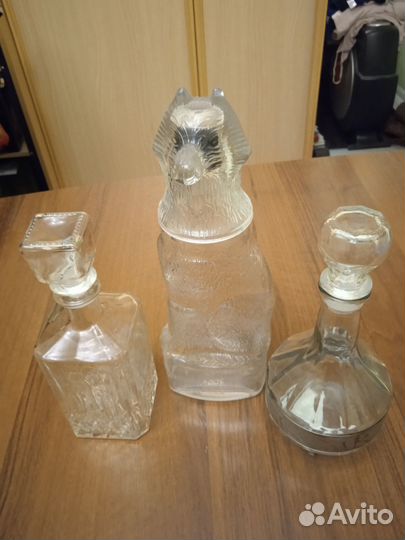 Бутылка Тамбовский волк, графины