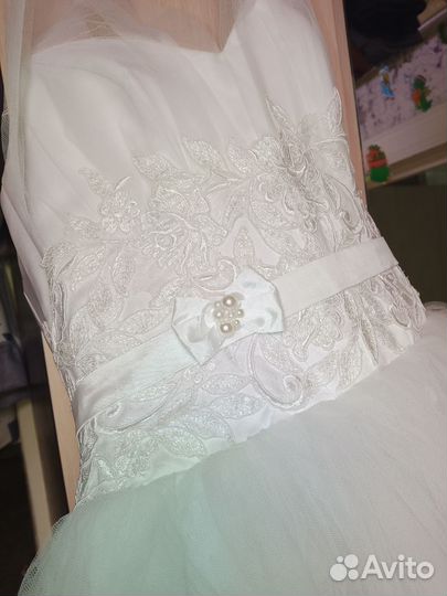 Свадебное платье 46 48 короткое