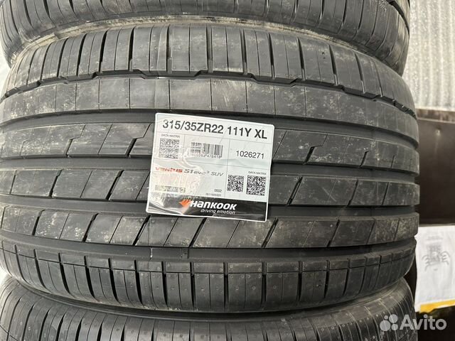 Hankook Ventus S1 Evo3 SUV K127A 275/40 R22 и 315/35 R22 111Y