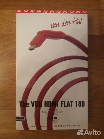 Кабель hdmi Van Den Hul Flat 180 (3 метра)