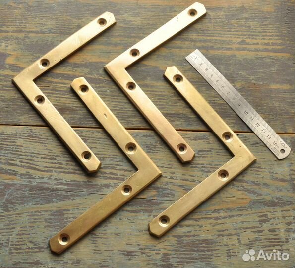 Старинные дверные петли / уголки / торц шпингалеты