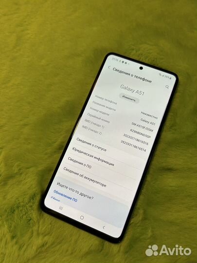 Телефон samsung galaxy A51