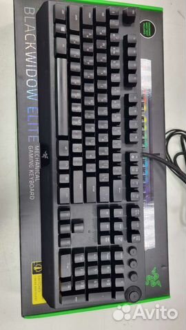 Razer blackwidow elite yellow switch купить в Москве | Электроника | Авито