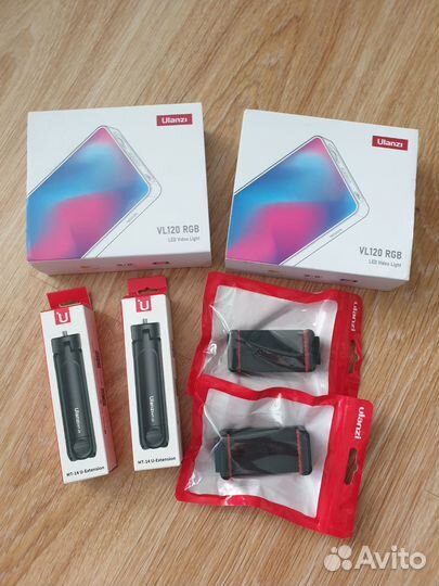 Свет студийный Ulanzi VL120 RGB и трипод