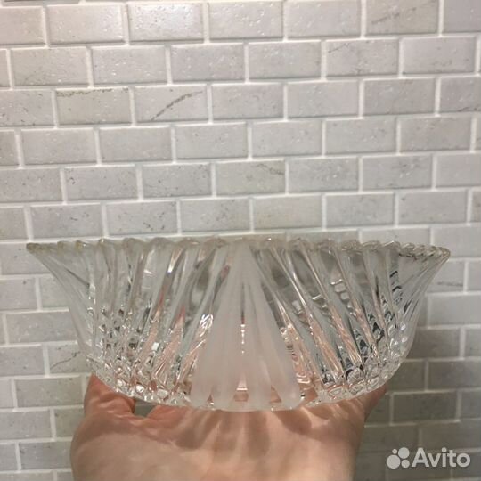Ваза конфетница хрусталь салатницы СССР