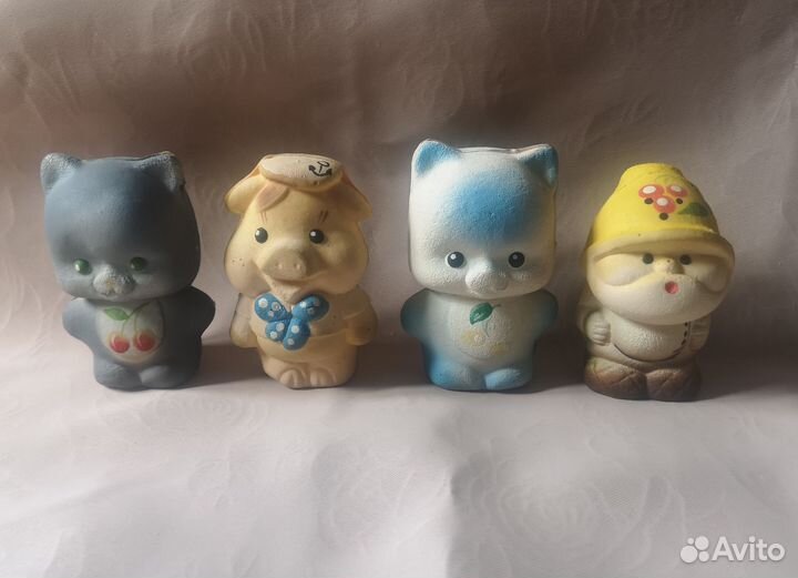 Резиновые игрушки СССР 80-е гг